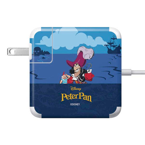 Disney Peter Pan Captain Hook and Smee 85W Power Adapter (15 and 17 inch MacBook Pro Charger) Skin