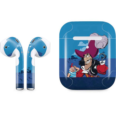 Disney Peter Pan Captain Hook and Smee Apple AirPods 2 Skin
