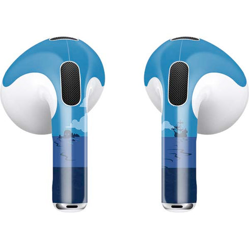 Disney Peter Pan Captain Hook and Smee Apple AirPods (3rd Gen 2021) Skin