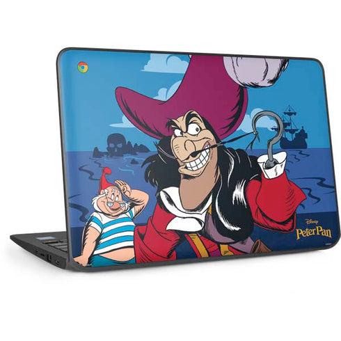 Disney Peter Pan Captain Hook and Smee HP Chromebook Skin