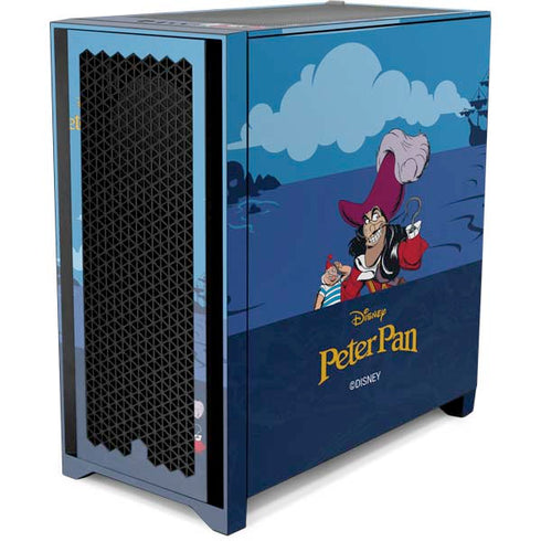 Disney Peter Pan Captain Hook and Smee Corsair 4000D Tempered Glass Mid-Tower ATX Case Skin