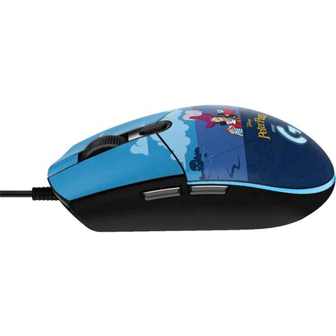 Disney Peter Pan Captain Hook and Smee G203 Prodigy RGB Wired Gaming Mouse Skin