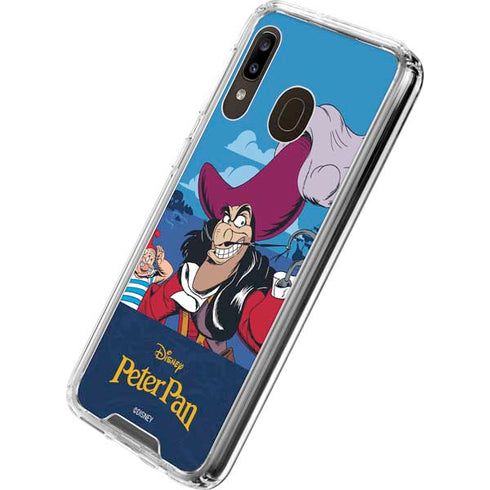 Disney Peter Pan Captain Hook and Smee Galaxy A30 Clear Case