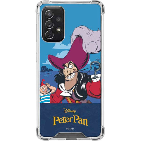 Disney Peter Pan Captain Hook and Smee Galaxy A72 5G Clear Case