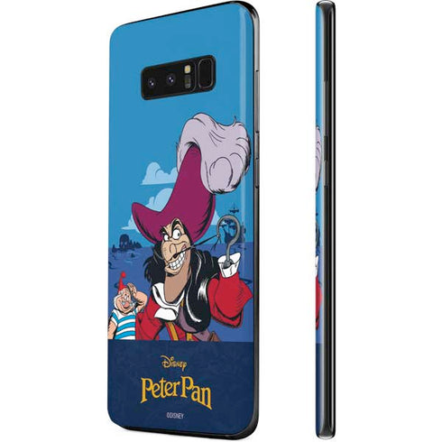 Disney Peter Pan Captain Hook and Smee Galaxy Note 8 Skin