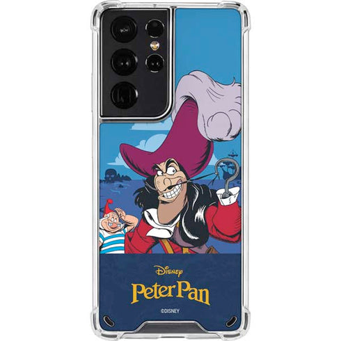 Disney Peter Pan Captain Hook and Smee Galaxy S21 Ultra 5G Clear Case