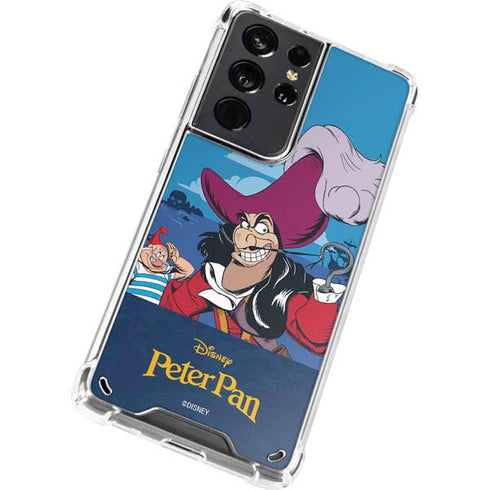 Disney Peter Pan Captain Hook and Smee Galaxy S21 Ultra 5G Clear Case