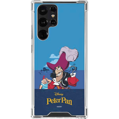 Disney Peter Pan Captain Hook and Smee Galaxy S23 Ultra Clear Case