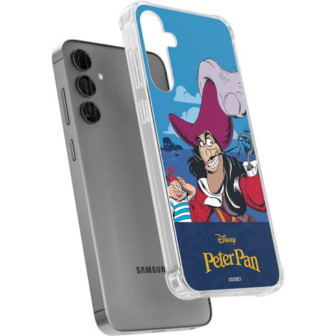 Disney Peter Pan Captain Hook and Smee Galaxy S24 Plus Clear Case