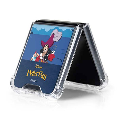 Disney Peter Pan Captain Hook and Smee Galaxy Z Flip5 5G Clear Case