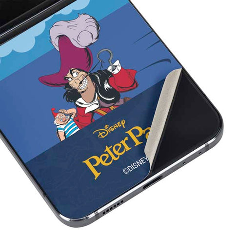 Disney Peter Pan Captain Hook and Smee Galaxy Z Flip5 5G Skin