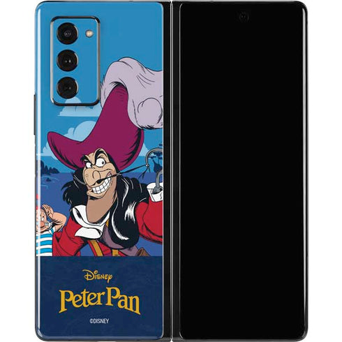 Disney Peter Pan Captain Hook and Smee Galaxy Z Fold2 5G Skin