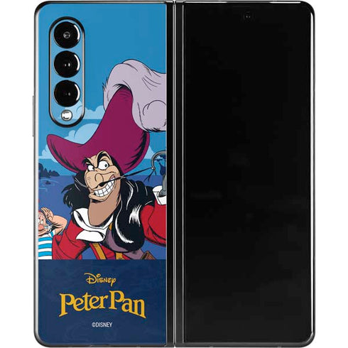 Disney Peter Pan Captain Hook and Smee Galaxy Z Fold3 5G Skin