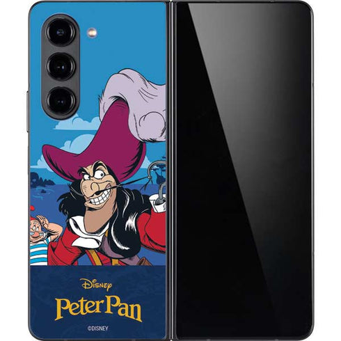 Disney Peter Pan Captain Hook and Smee Galaxy Z Fold5 5G Skin
