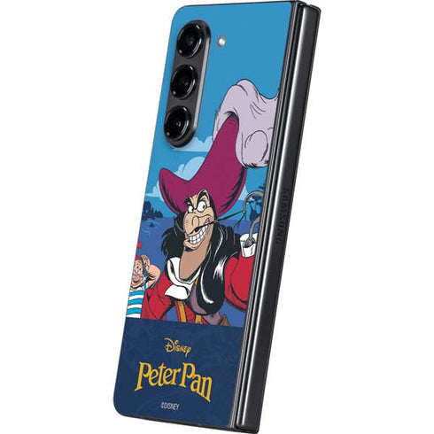 Disney Peter Pan Captain Hook and Smee Galaxy Z Fold5 5G Skin
