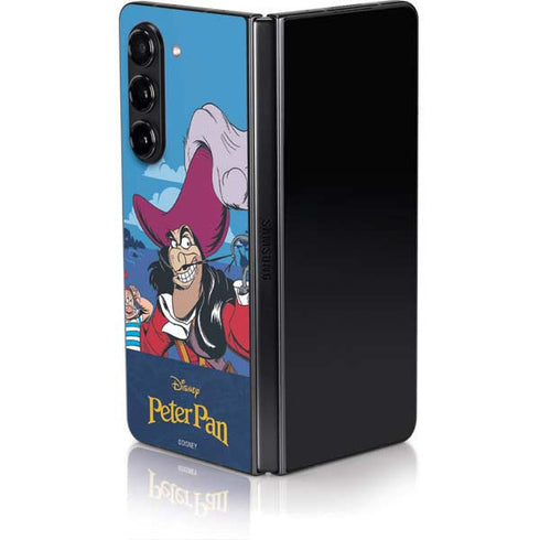 Disney Peter Pan Captain Hook and Smee Galaxy Z Fold5 5G Skin