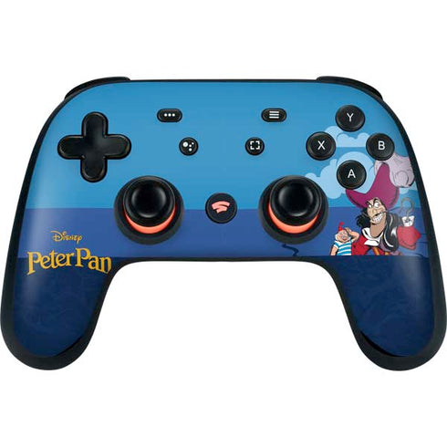 Disney Peter Pan Captain Hook and Smee Google Stadia Controller Skin