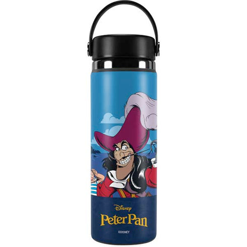 Disney Peter Pan Captain Hook and Smee Hydro Flask 20oz Wide Mouth Skin
