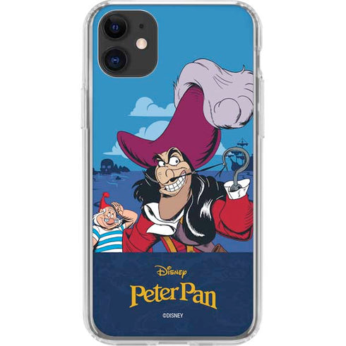 Disney Peter Pan Captain Hook and Smee iPhone 11 Clear Case