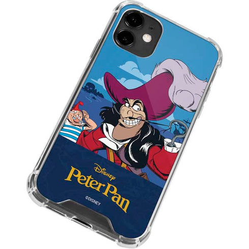 Disney Peter Pan Captain Hook and Smee iPhone 12 Clear Case