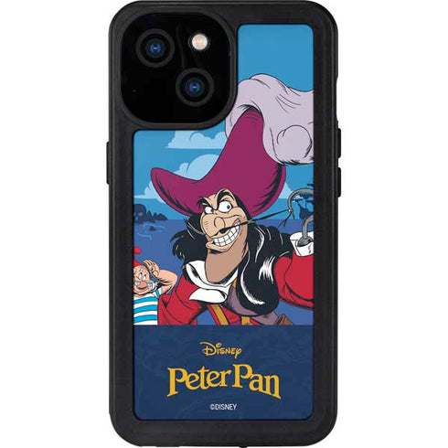 Disney Peter Pan Captain Hook and Smee iPhone 13 Mini Waterproof Case