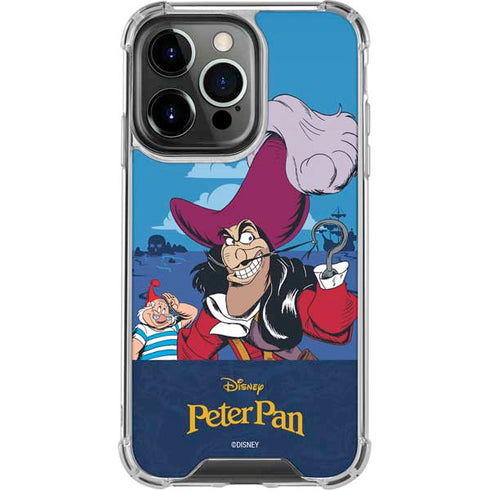 Disney Peter Pan Captain Hook and Smee iPhone 14 Pro Clear Case