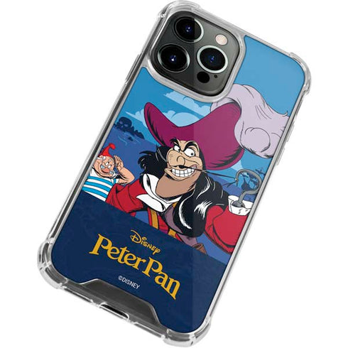Disney Peter Pan Captain Hook and Smee iPhone 14 Pro Clear Case