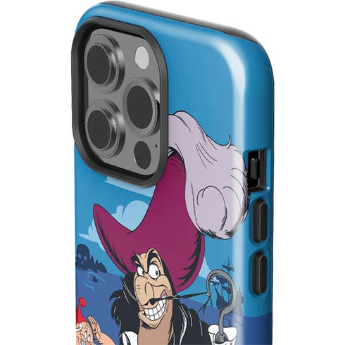 Disney Peter Pan Captain Hook and Smee iPhone 14 Pro Impact Case