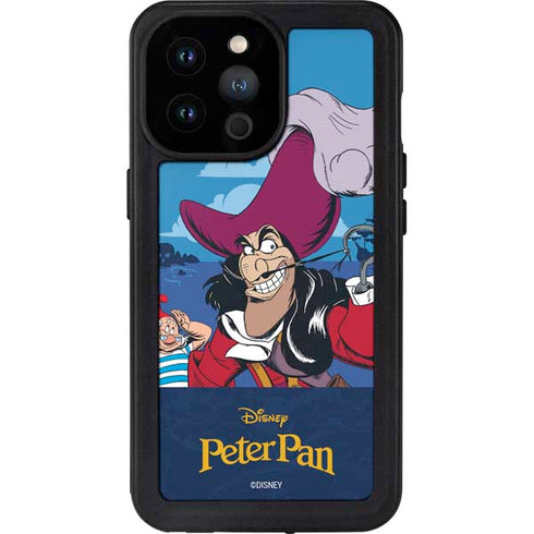 Disney Peter Pan Captain Hook and Smee iPhone 14 Pro Max Waterproof Case