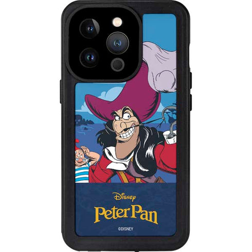 Disney Peter Pan Captain Hook and Smee iPhone 14 Pro Waterproof Case