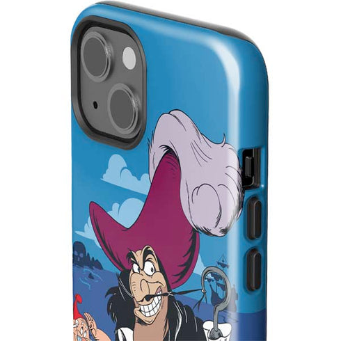 Disney Peter Pan Captain Hook and Smee iPhone 15 Impact Case