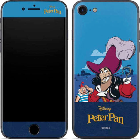 Disney Peter Pan Captain Hook and Smee iPhone 8 Skin