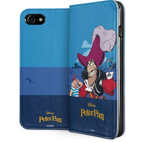 Disney Peter Pan Captain Hook and Smee iPhone SE (2nd & 3rd Gen) Folio Case