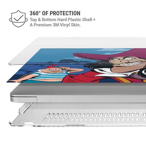 Disney Peter Pan Captain Hook and Smee MacBook Air 13in (2020) Case plus Skin