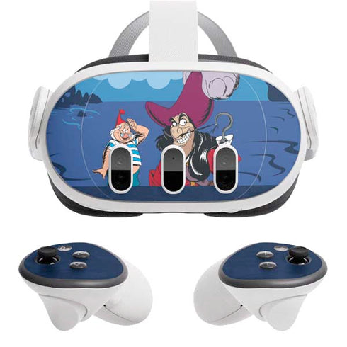 Disney Peter Pan Captain Hook and Smee Meta Quest 3 Skin