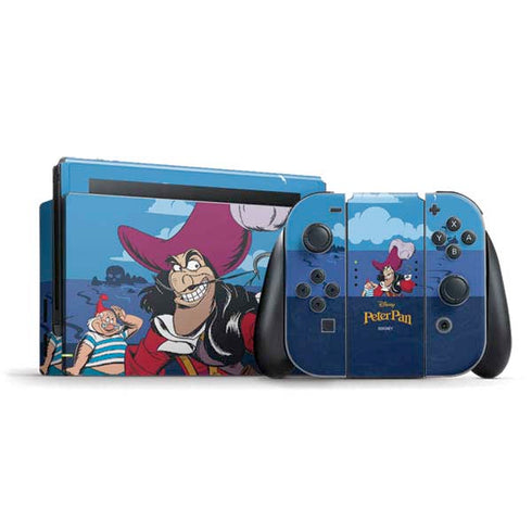Disney Peter Pan Captain Hook and Smee Nintendo Switch Bundle Skin