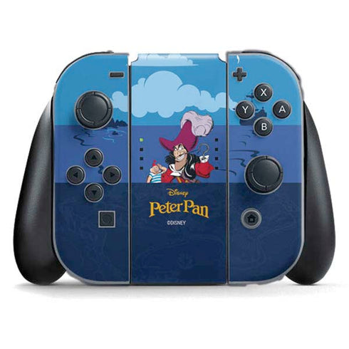 Disney Peter Pan Captain Hook and Smee Nintendo Switch (2017-2021) Joy-Con Controller Skin