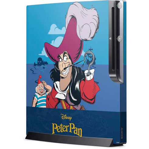 Disney Peter Pan Captain Hook and Smee Playstation 3 & PS3 Slim Skin
