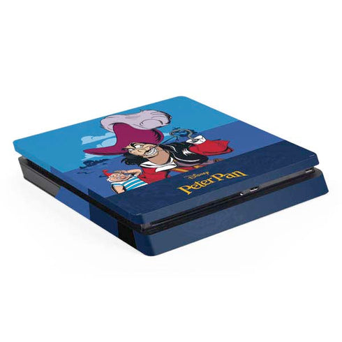 Disney Peter Pan Captain Hook and Smee PS4 Slim Skin