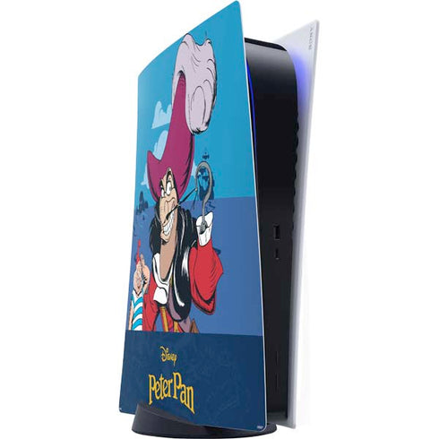 Disney Peter Pan Captain Hook and Smee PS5 Digital Edition Console Skin