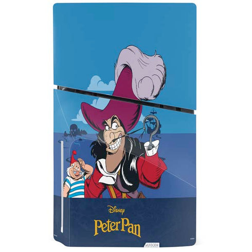Disney Peter Pan Captain Hook and Smee PS5 Slim Disk Console Skin