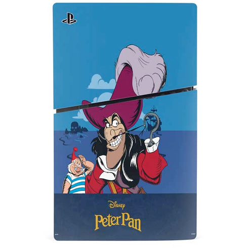 Disney Peter Pan Captain Hook and Smee PS5 Slim Digital Edition Console Skin