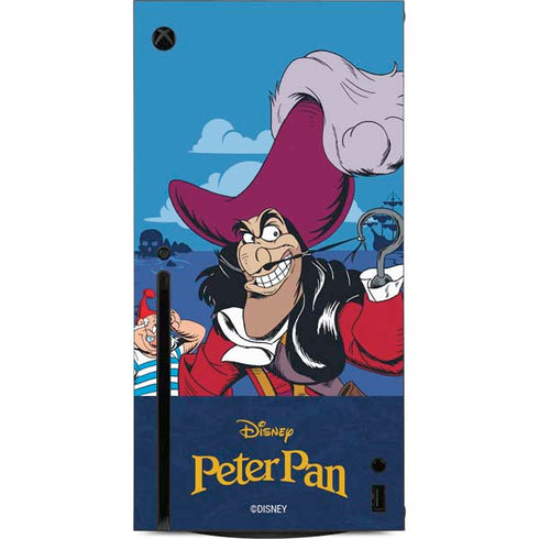 Disney Peter Pan Captain Hook and Smee Xbox Series X Console Skin