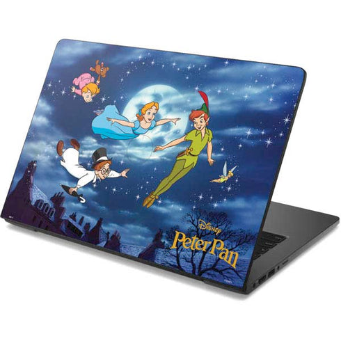 Disney Peter Pan Wendy and the Boys to Neverland Dell Chromebook Skin