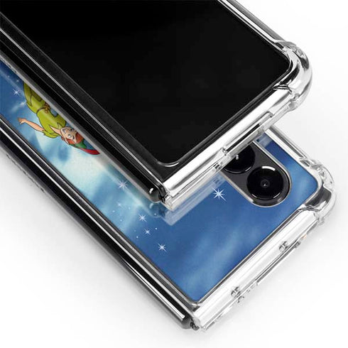 Disney Peter Pan Wendy and the Boys to Neverland Galaxy Z Fold4 5G Clear Case
