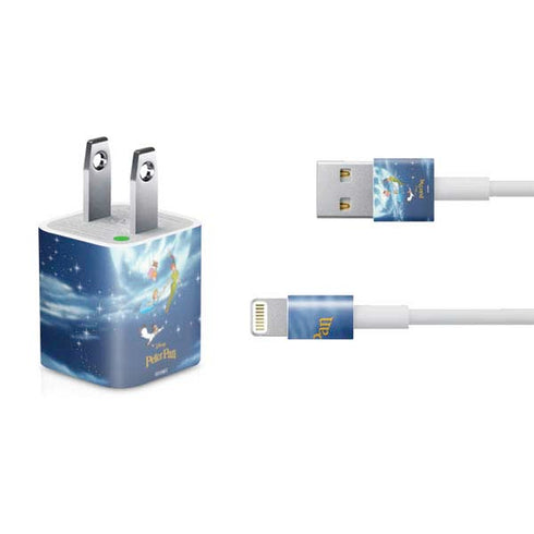 Disney Peter Pan Wendy and the Boys to Neverland iPhone Charger (5W USB) Skin