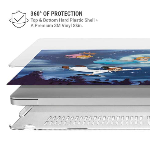 Disney Peter Pan Wendy and the Boys to Neverland MacBook Pro 16in (2019-20) Case plus Skin
