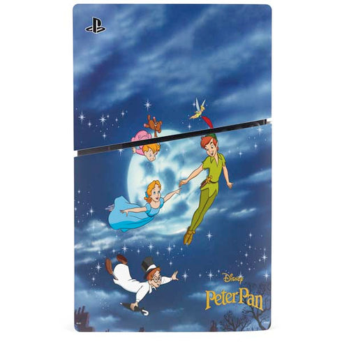 Disney Peter Pan Wendy and the Boys to Neverland PS5 Slim Digital Edition Bundle Skin