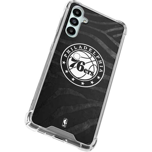 NBA Philadelphia 76ers Animal Print Galaxy A15 5G Clear Case