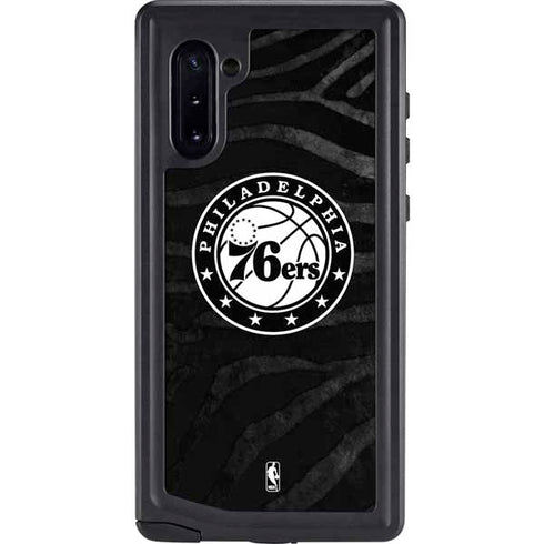 NBA Philadelphia 76ers Animal Print Galaxy Note 10 Waterproof Case
